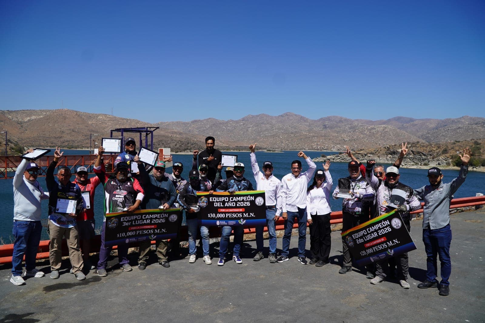 Cerró con éxito el serial de pesca deportiva Baja Bass Challenge en la Presa El Carrizo de Tecate