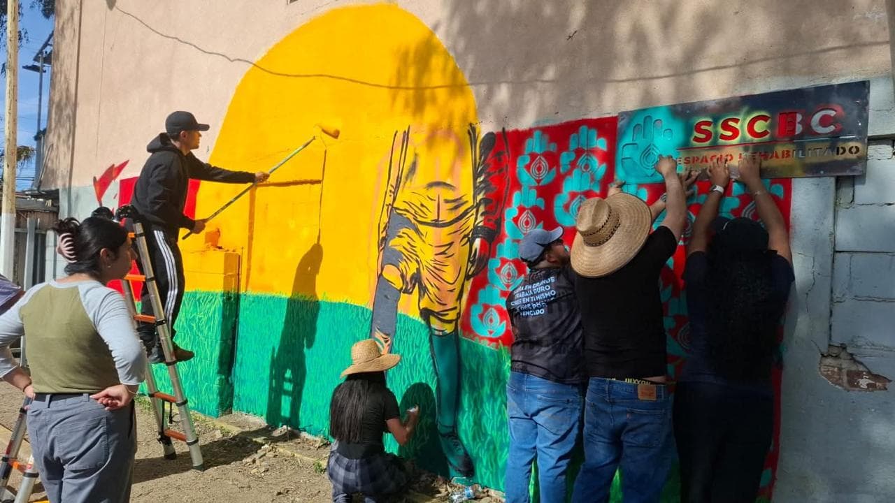 SSCBC reporta 20 murales, 112 jornadas comunitarias y 58 botones de alarma en Baja California