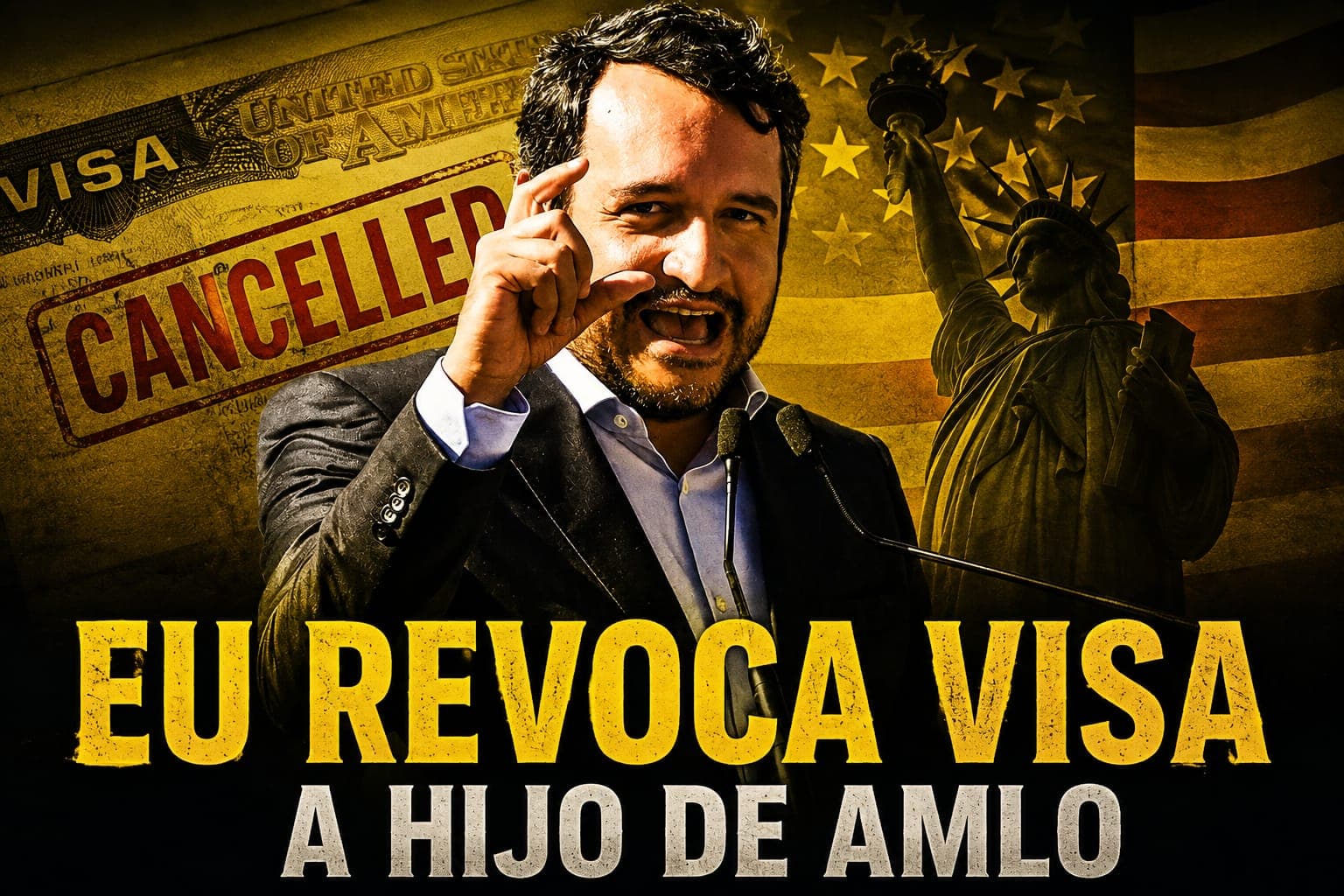 EU revoca visa a 'Andy' López Beltrán, hijo de AMLO
