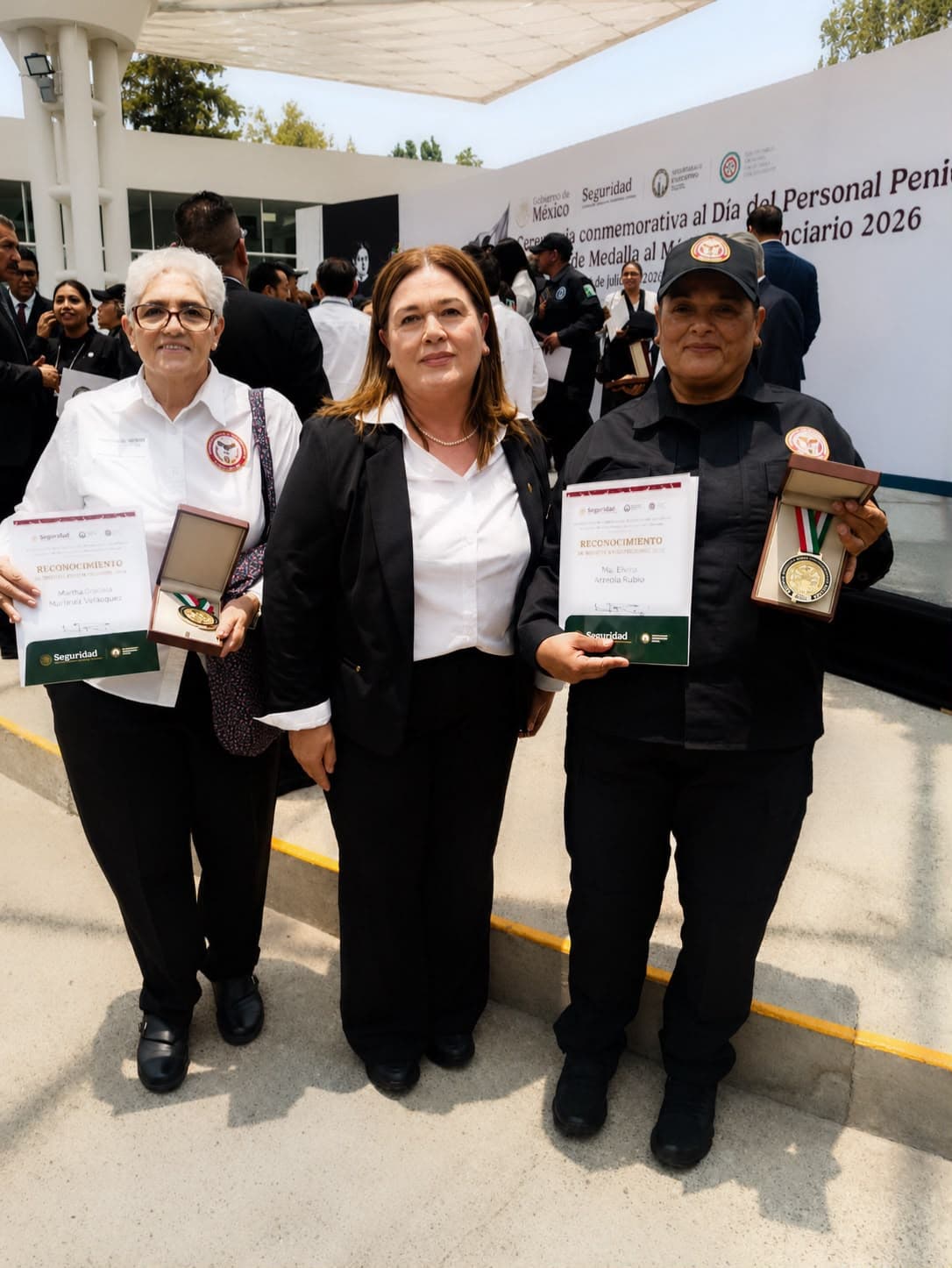 Galardona la Conferencia Nacional del Sistema Penitenciario a dos agentes de Baja California con la Medalla al Mérito Penitenciario 2026