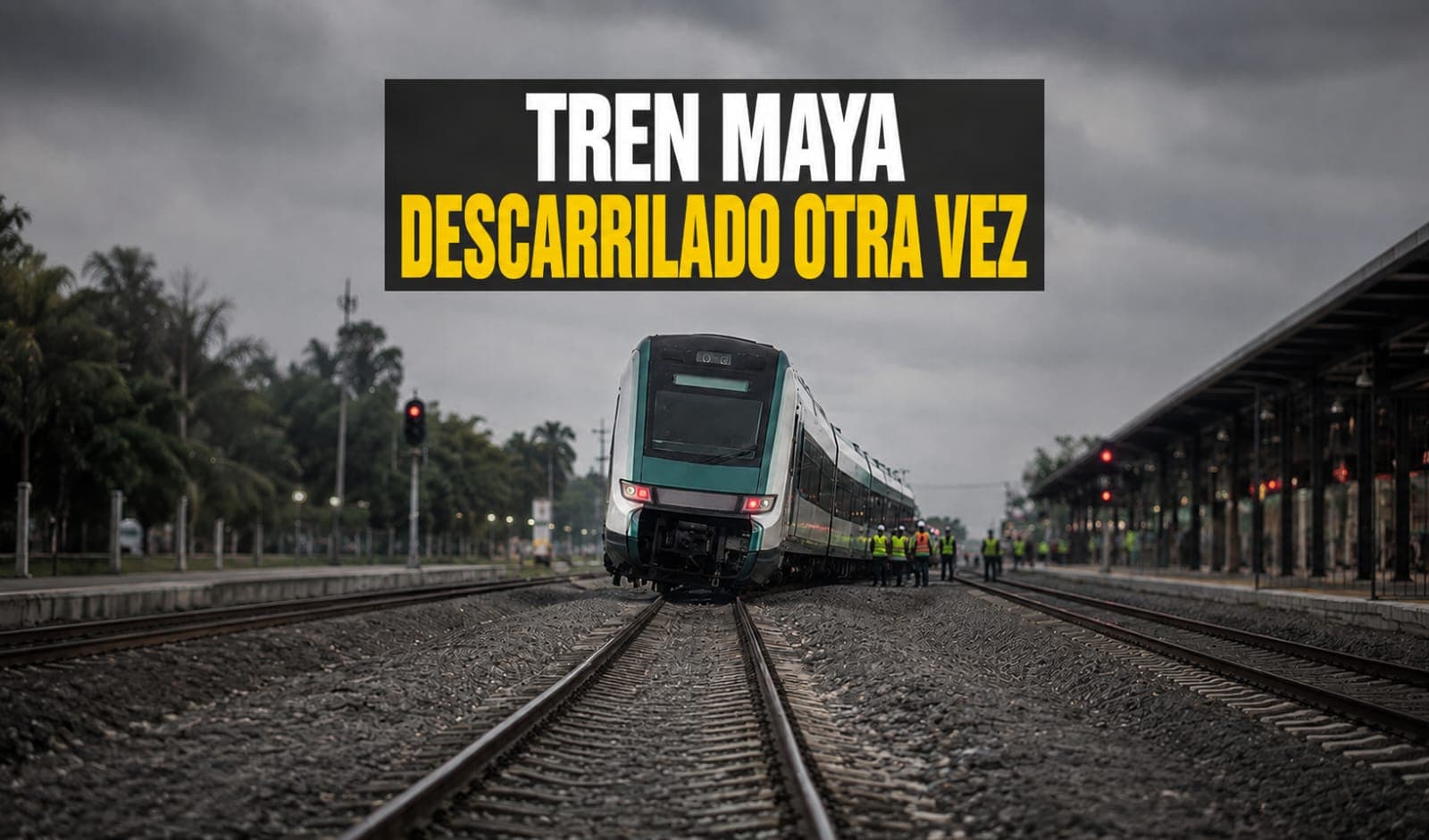 Otro vagón del Tren Maya sale de las vías; desalojan a 123 pasajeros en Campeche