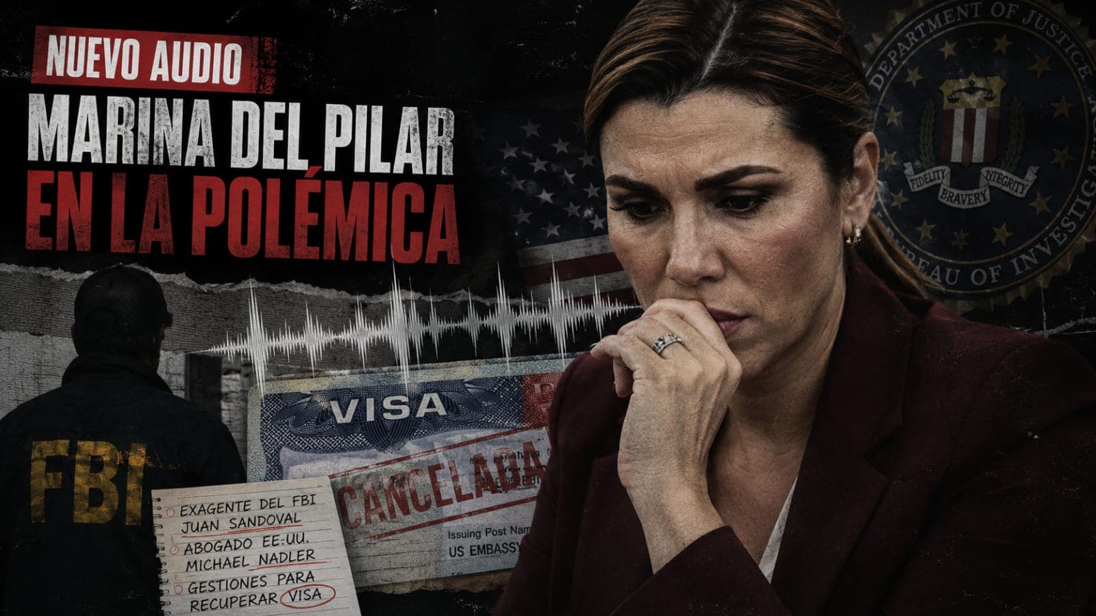 Nuevo audio coloca nuevamente a Marina del Pilar en el centro de la polémica; menciona contratación de exagente del FBI