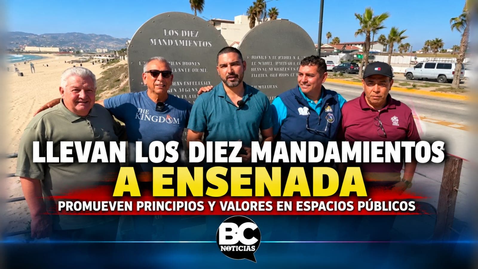 Impulsan instalación de los Diez Mandamientos en espacios públicos de Ensenada