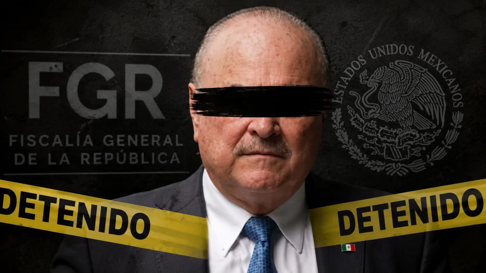 Detienen a Ernesto Ruffo; permanece en instalaciones del MP Federal