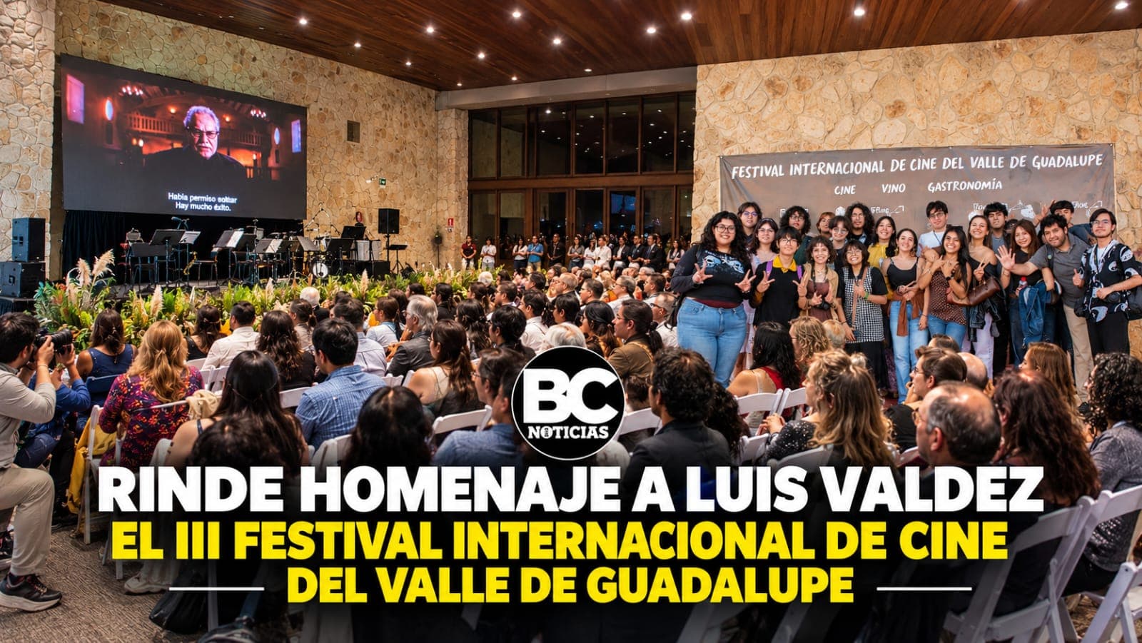 Rinde Festival Internacional de Cine del Valle de Guadalupe homenaje a Luis Valdez