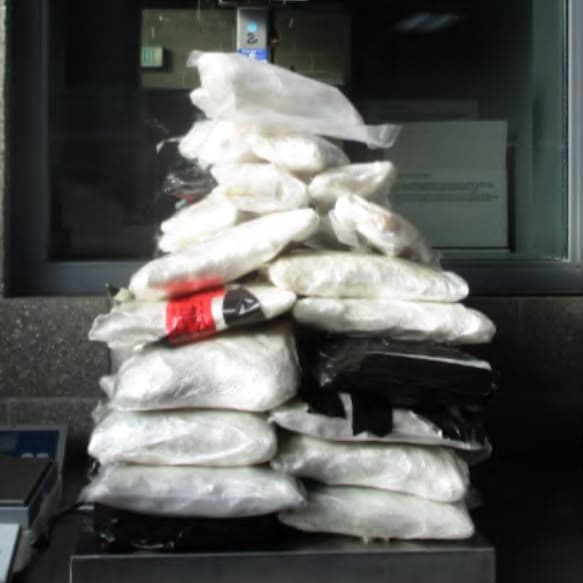 Agentes de CBP incautan casi 94 libras de metanfetamina en el puerto de San Diego