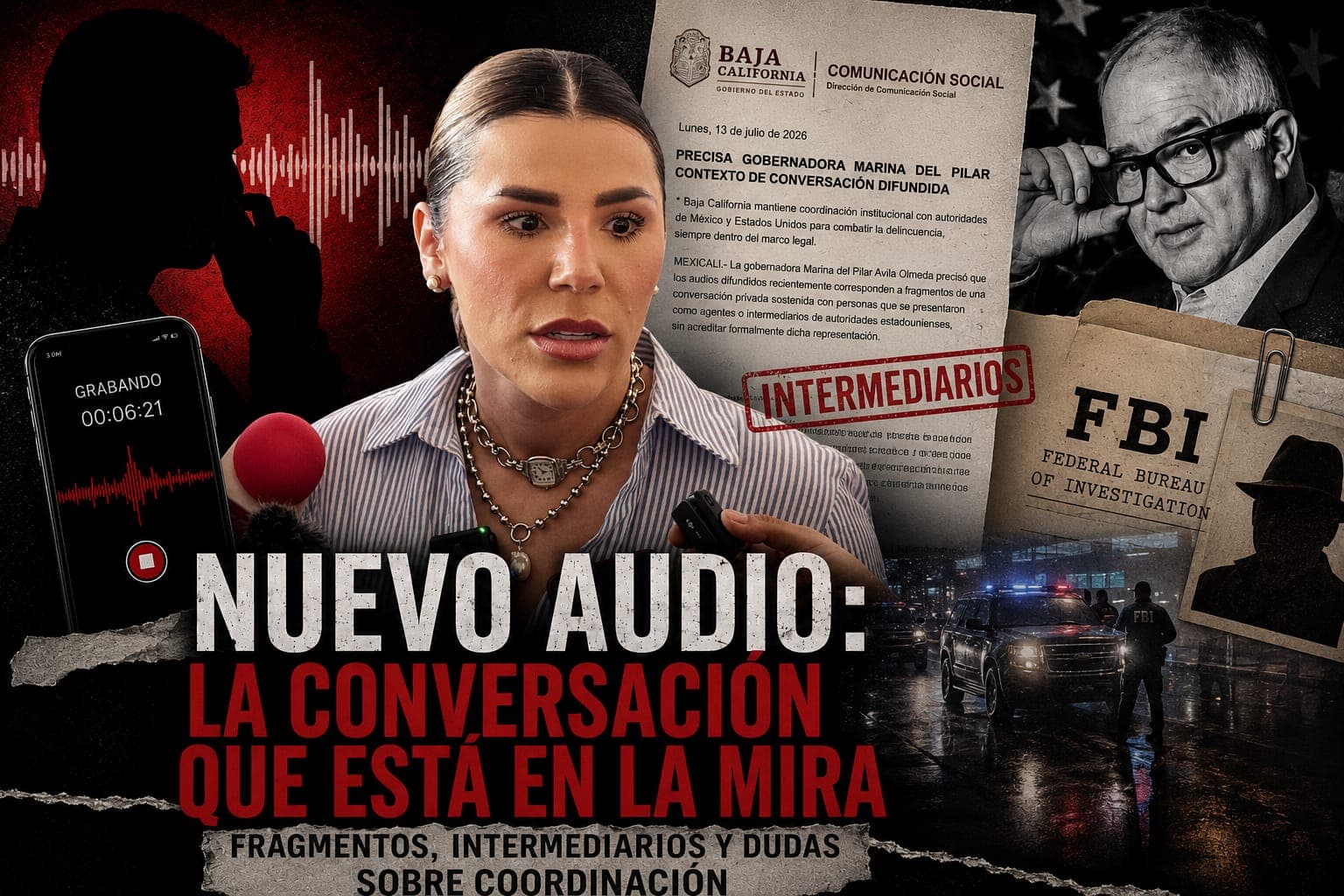 Marina del Pilar fija postura por audios difundidos