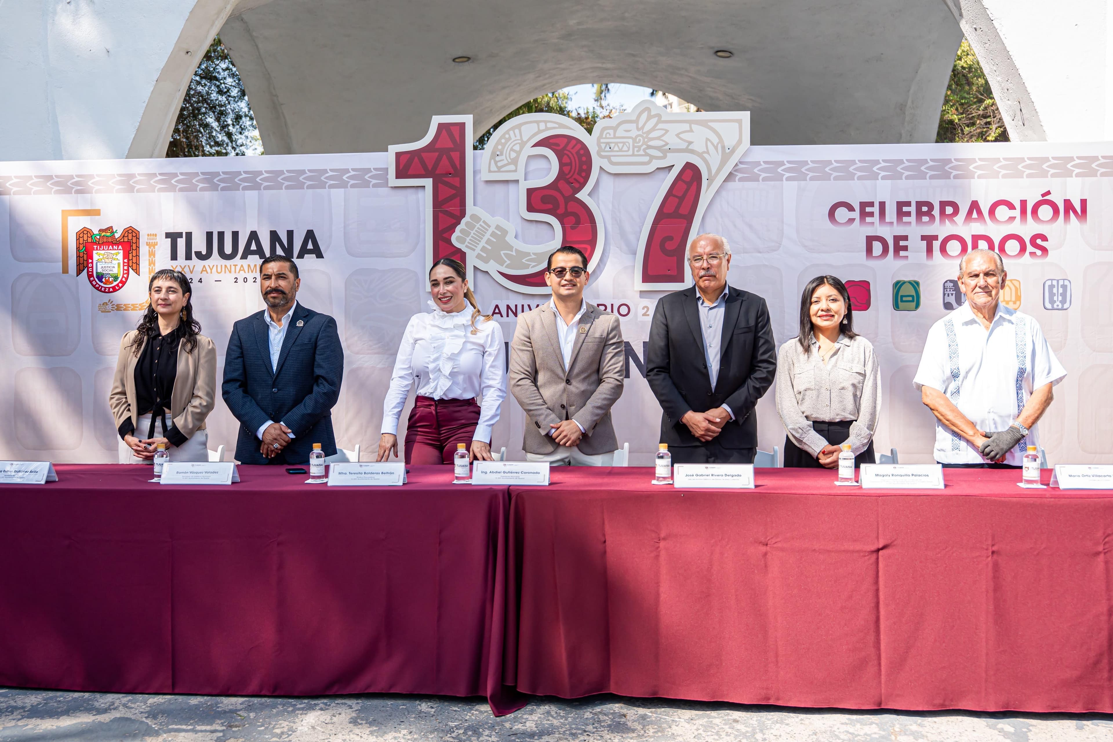 Tijuana conmemora 137 años de su fundación con ceremonia oficial en la Torre de Agua Caliente
