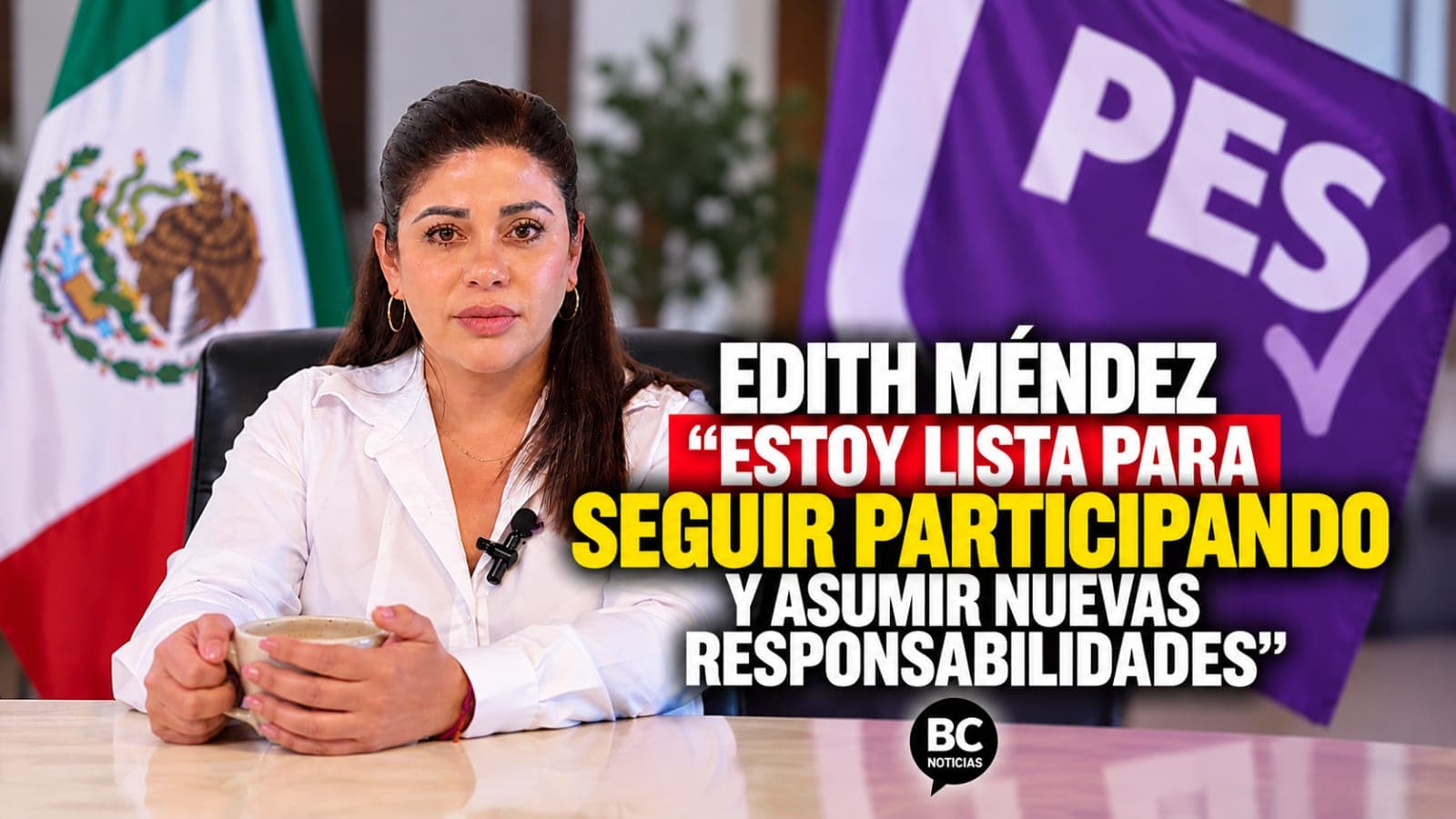 Edith Méndez se mantiene en la ruta política: "Estoy lista para asumir nuevas responsabilidades"
