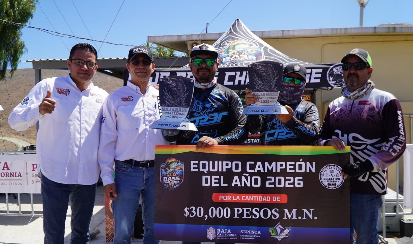 Cerró con éxito el serial de pesca deportiva Baja Bass Challenge en la Presa El Carrizo de Tecate