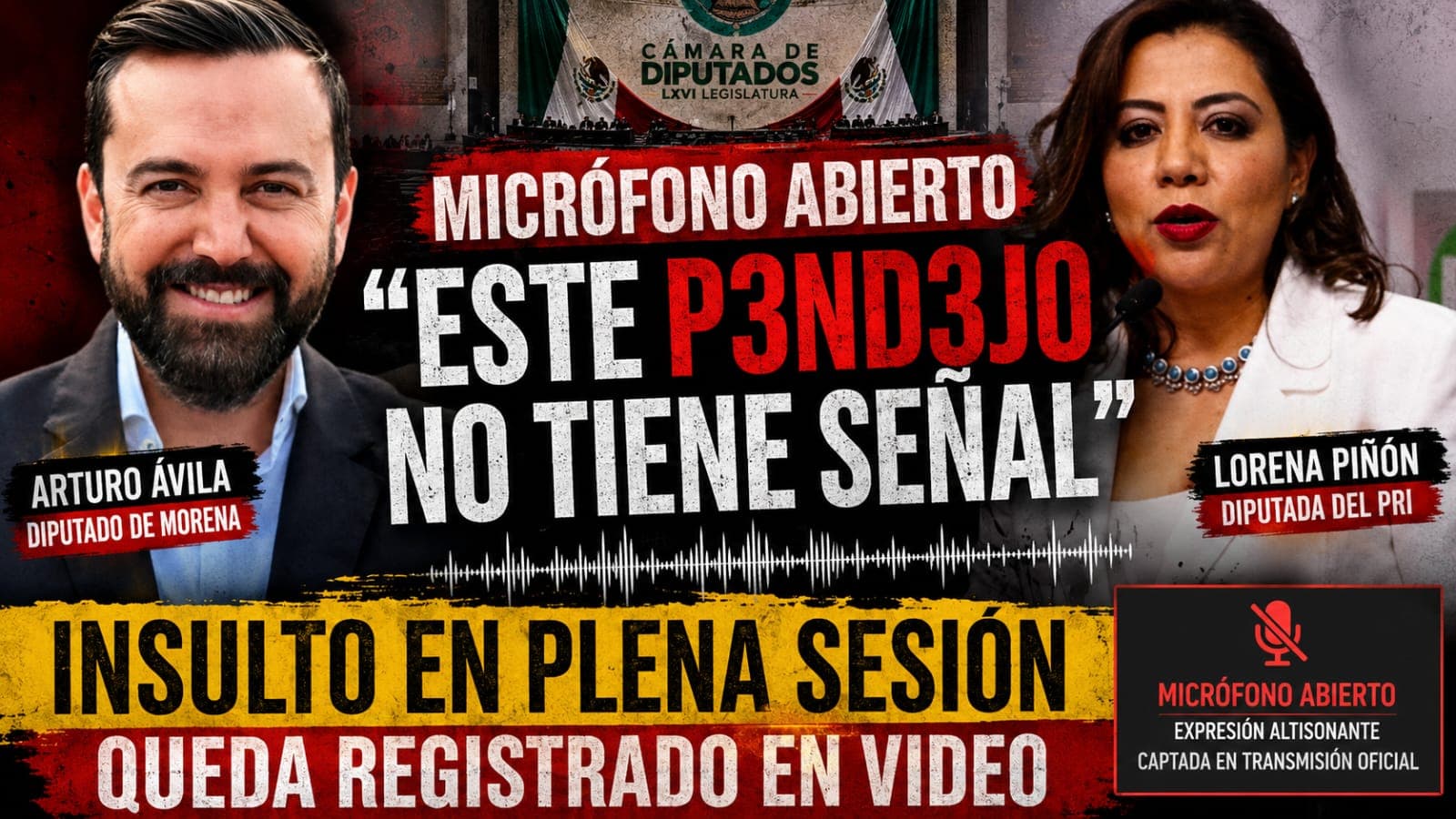 Diputada del PRI insulta a legislador de Morena con el micrófono abierto en sesión de la Cámara de Diputados