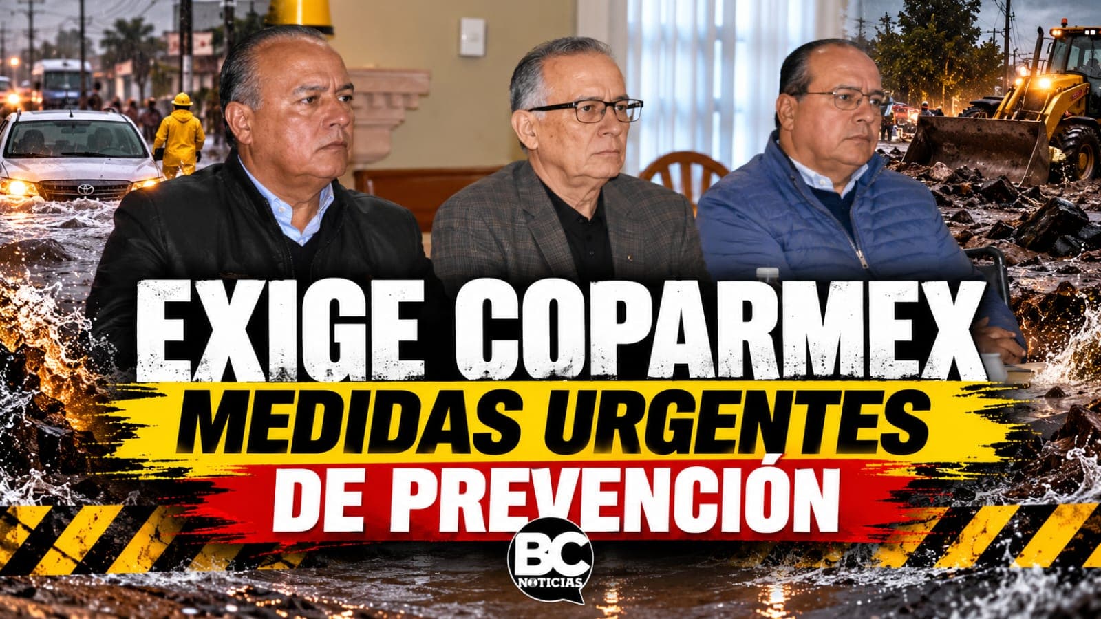 COPARMEX exige acciones urgentes tras Rachel: "Es inaceptable que cada temporada se ponga en peligro a las mismas familias"