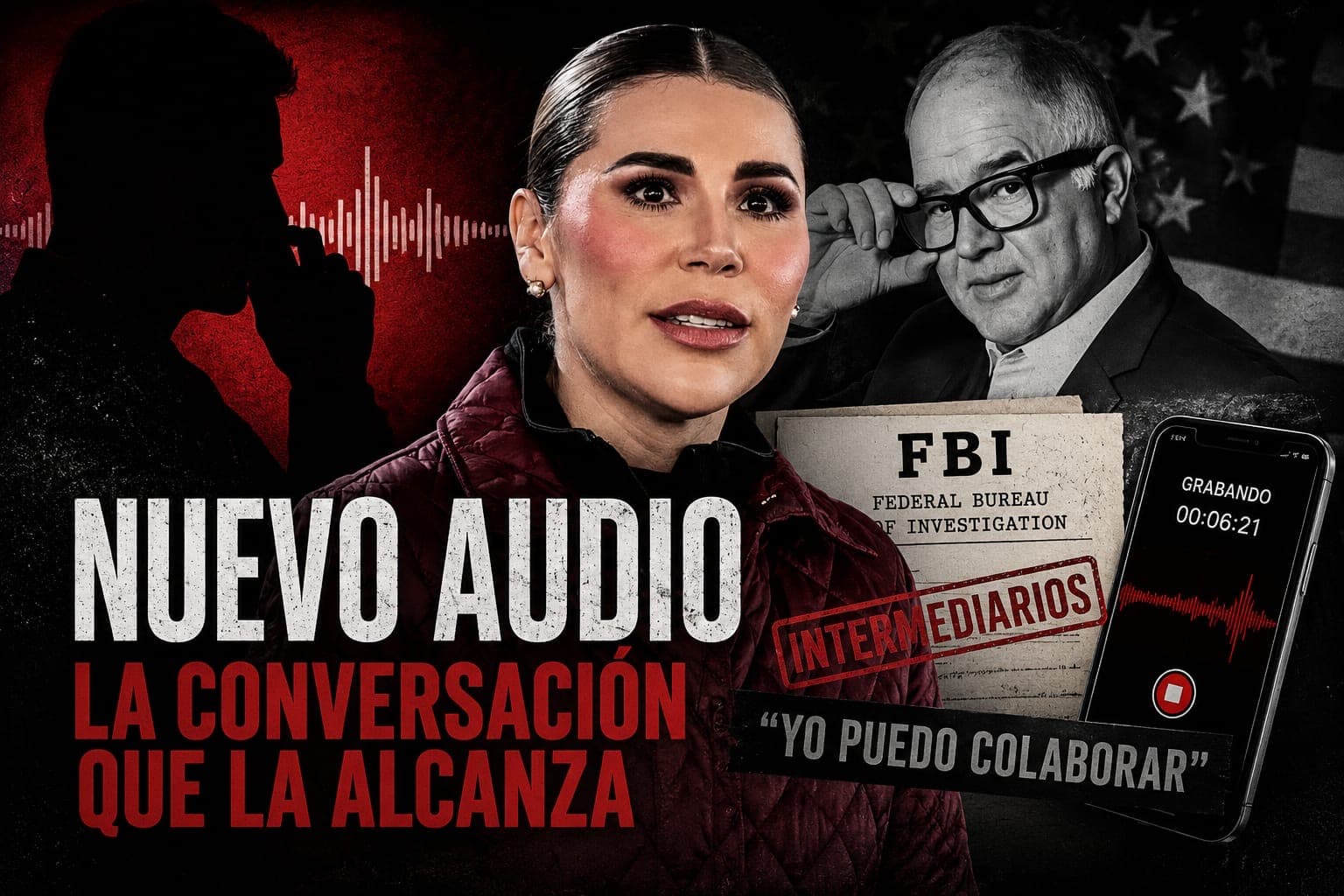 Video en la nota; Nuevo audio coloca a Marina del Pilar bajo la lupa por contactos con presuntos intermediarios del FBI