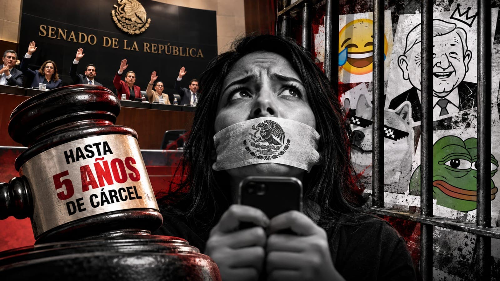 Senado deja abierta una puerta contra la libertad de expresión; Diputados tienen la última palabra